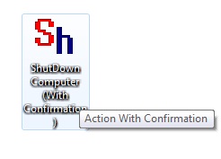 Auto Shutdown Computer with Desktop Shortcut