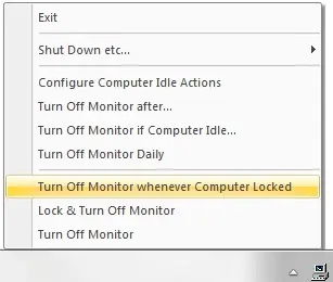Turn Off Monitor Whenever Computer Locked